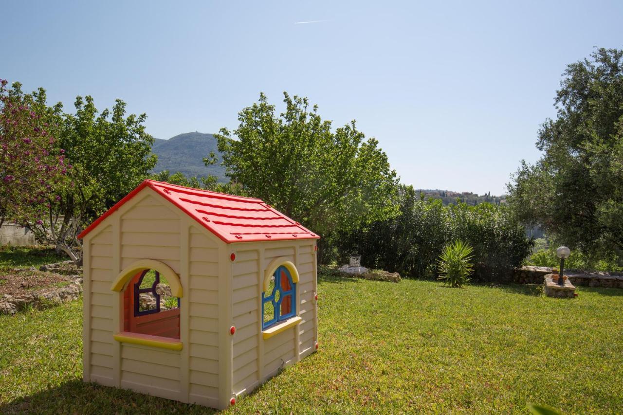 Villa Dorina By Corfuescapes Viros Bagian luar foto